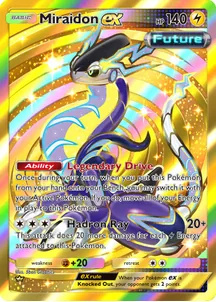 Miraidon ex, Deluxe Pack: Mega card 428